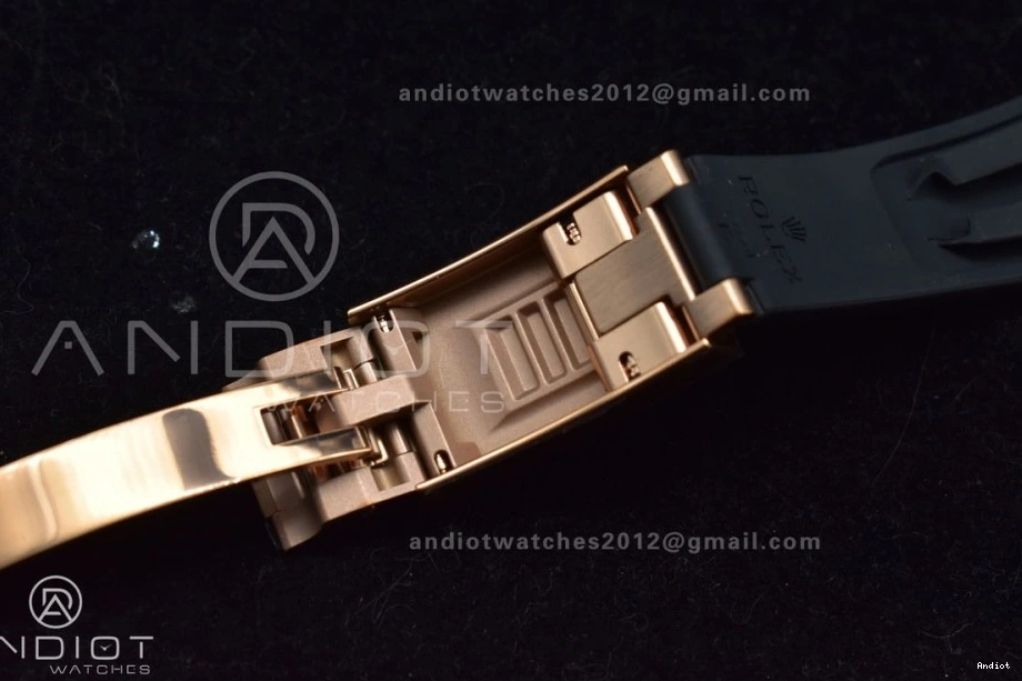 126655 Ceramic Edition Rubber VS3235 Oysterflex on Strap Bezel Yacht-Master Black Best VSF 1:1 0318